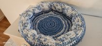 Cat bed blue